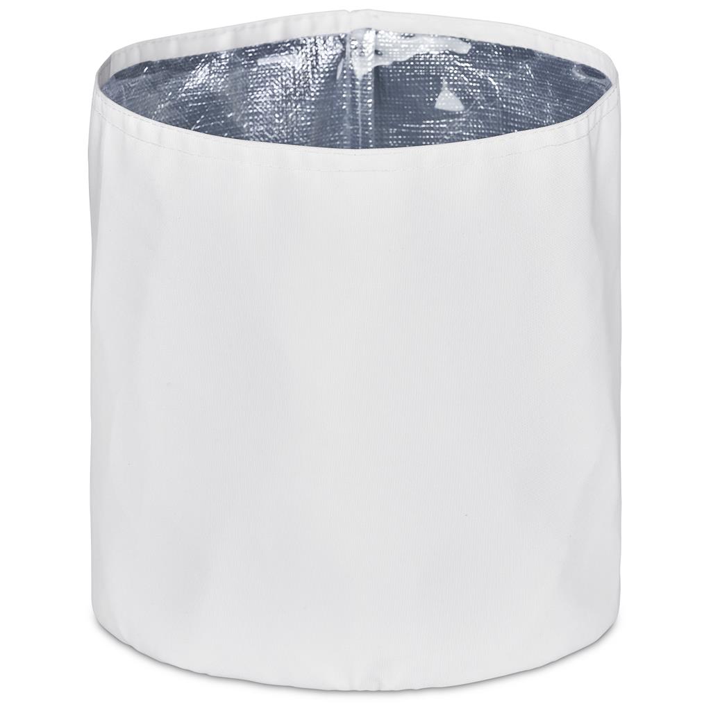 Pre-Production Sample Hoppla Coldford Polyester Collapsible Ice Bucket - Image 4