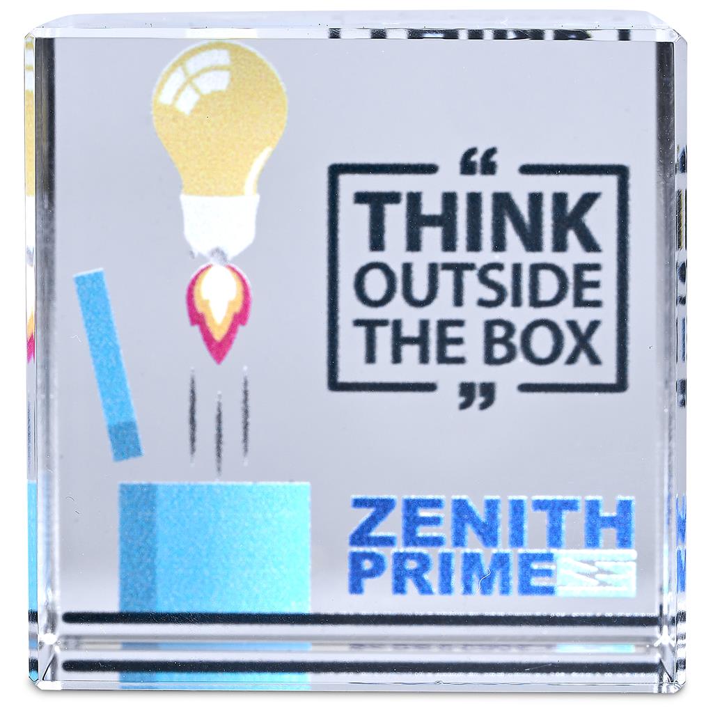 Altitude Crystal Cube Mini Award - Image 3
