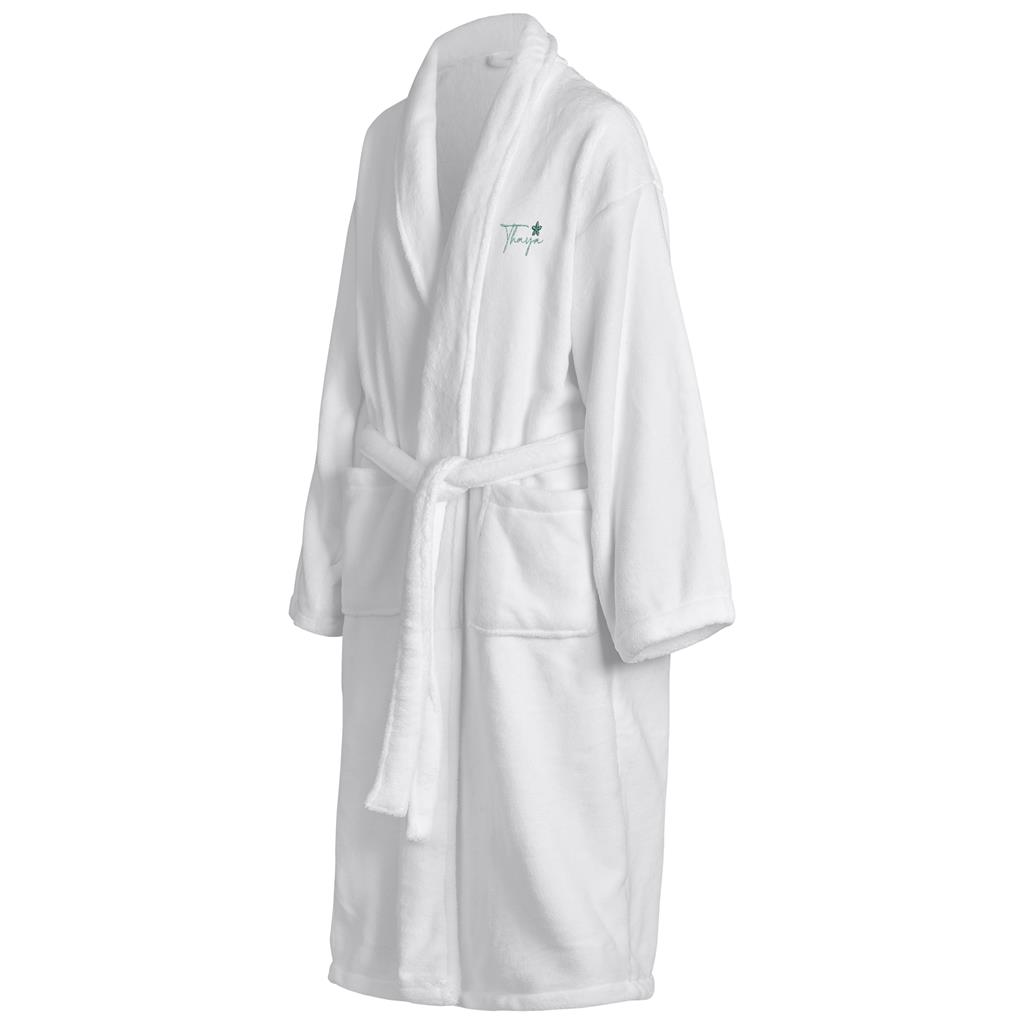 Serendipio Langham Ladies Coral Fleece Bathrobe - Image 12