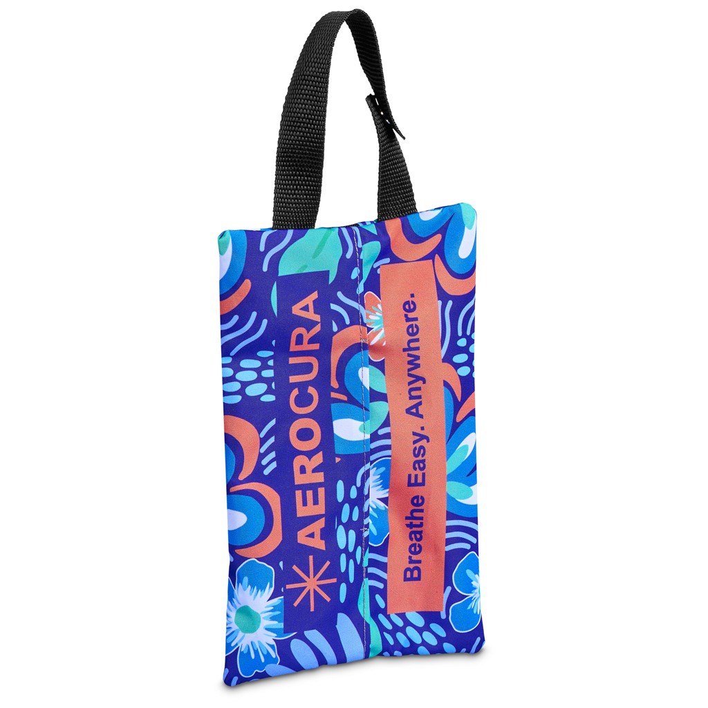 Pre-Production Sample Hoppla Hanki Polyester Travel Tissue Pouch - Image 8
