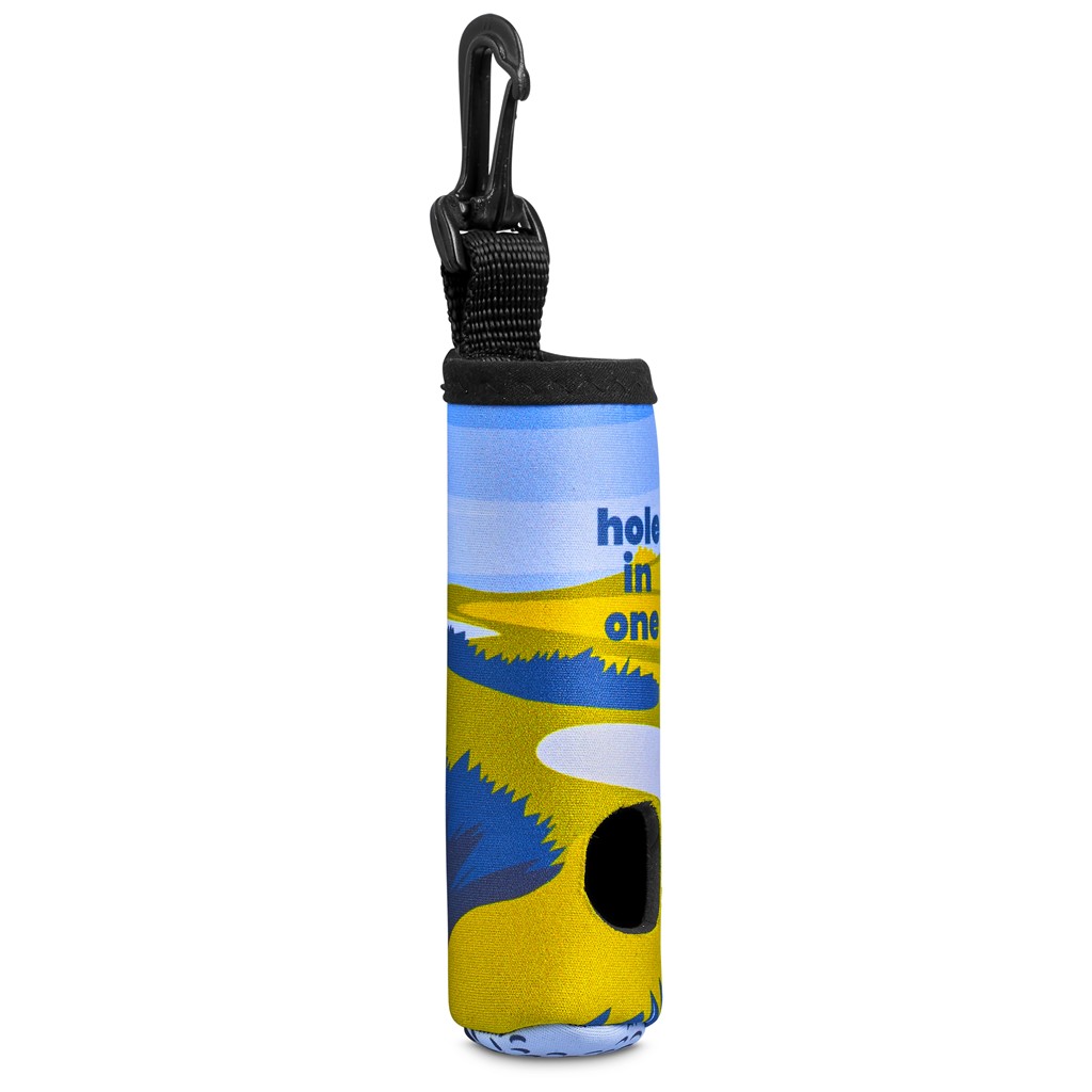 Pre-Production Sample Hoppla Albatross Neoprene Golf Ball Pouch - Image 3