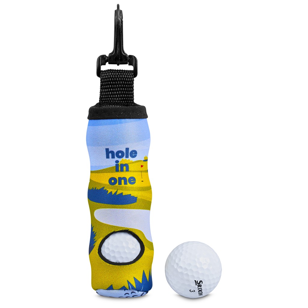 Pre-Production Sample Hoppla Albatross Neoprene Golf Ball Pouch - Image 8