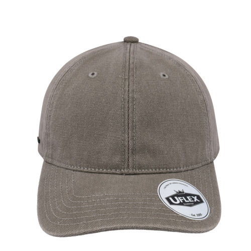 UFLEX Washed Light Canvas Dad Cap - Image 3
